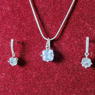 925 Sterling Silver Chain Pendant Set by 