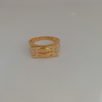 916 gold casting mate finishing Gents ring by 