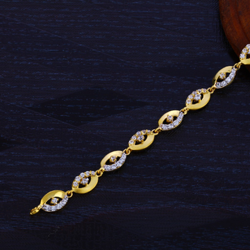 916 Gold Cz Ladies Bracelet LB281