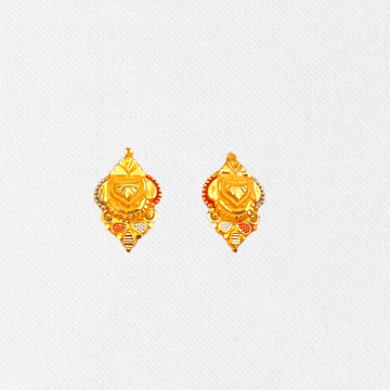 Gold Small Top's earrings by 