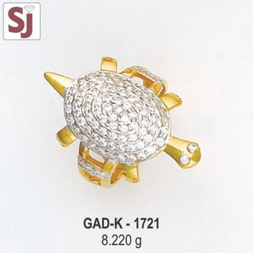Tortoise Gents Ring Diamond GAD-K-1721