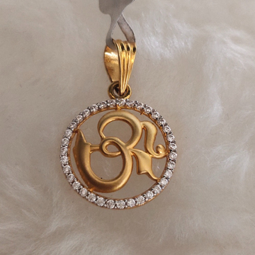 916 gold om pendant by 