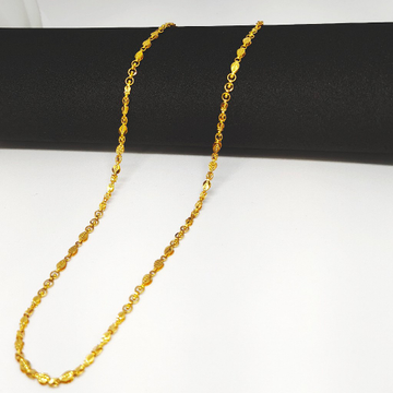 22 KT 916 Hallmark Handmade Chain by Harekrishna Gold
