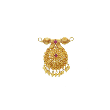 22k pure gold temple pendant for ladies