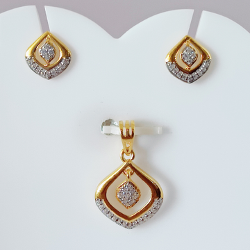 Tanishq diamond pendant on sale set price list