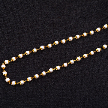 22kt Gold Designer  Antique Chain Mala AC155