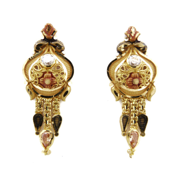22K Gold Fancy Earring by 