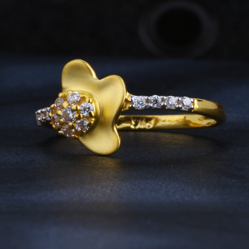 22KT CZ Hallmark Designer Gold Ladies Ring LR1417