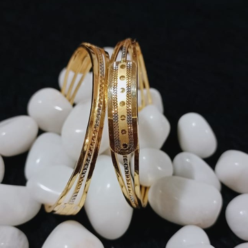 22Kt Gold Copper Kadli Bangle by 