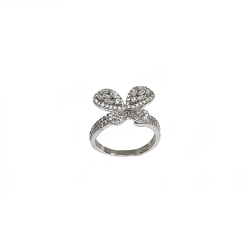 Butterfly Diamond Ring In 925 Sterling Silver MGA...