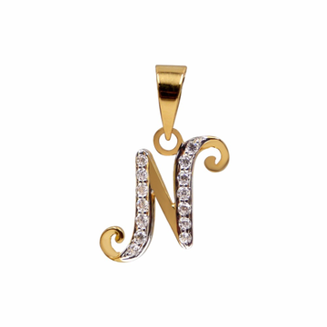 ' N ' Alphabet 18k Rose Gold Pendant