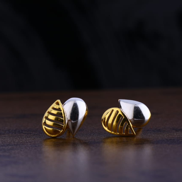 916 gold cz designer ladies plain earring lpe241