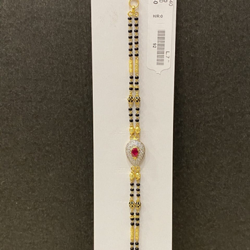 22KT/916 Yellow Gold Larmi Mangalsutra Bracelet Fo...