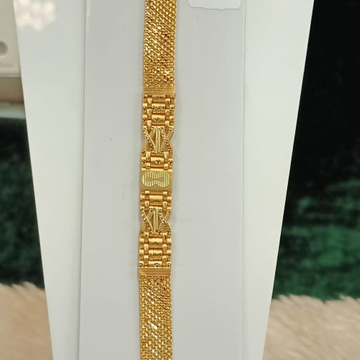 22K(916) Gold Gents Plain Bracelate by Sneh Ornaments