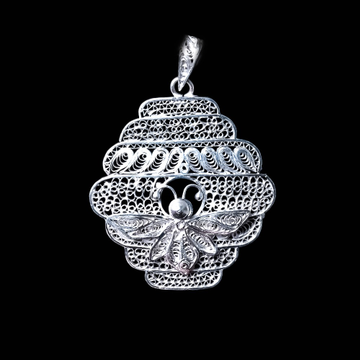 Silver daily wear design pendants by 