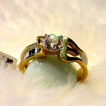 Gold Hm916 Shivaay Trisule Diamond Casting Ring by 