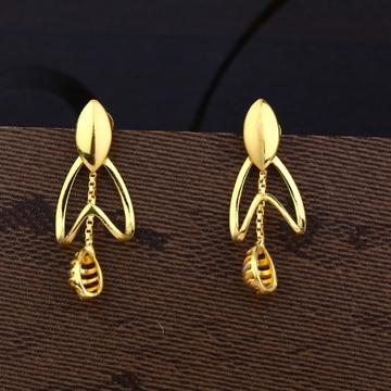 22 carat gold fancy ladies earrings RH-LE640