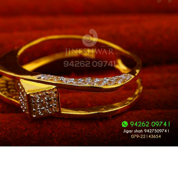 Excellent Cz Gold Fancy Ladies Ring LRG -0294