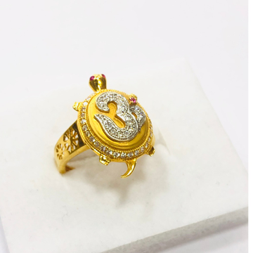 Tortoise gold ring sale for men