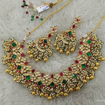 bridal necklace set#bdns094