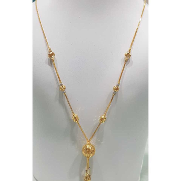 916 Gold Designer Ladies Modern Necklace by H. V. Jewels