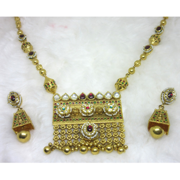 New modern designer antique jadtar necklace set by 