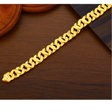 22CT Plain Hallmark Gold Men's Bracelet MPB370