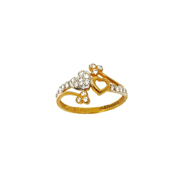 22K Gold Heart Shape Ring MGA - LRG0255