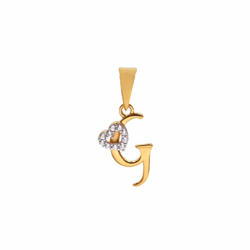 ' G ' Alphabet 18k Gold Pendant