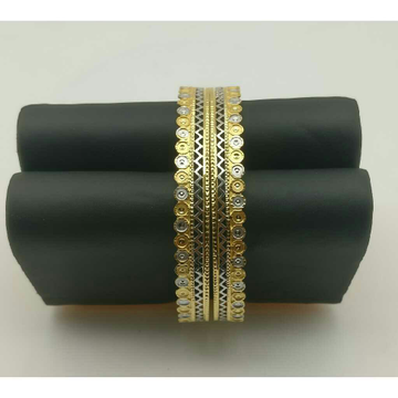 916 / 22K Gold Modern Trendy Copper Kadli by Saideep Jewels