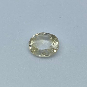 2.90ct oval yellow yellow-sapphire-pukhraj by 