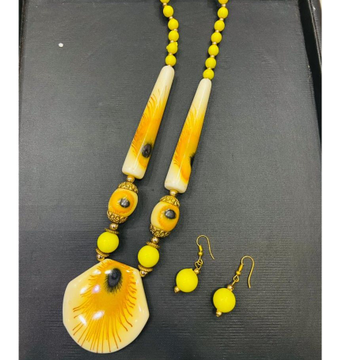 New Stylish Design Long Artificial Necklace Set  by 