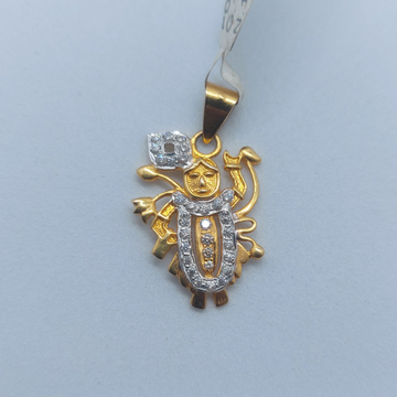 22kt Shreenathji pendant by Parshwa Jewellers