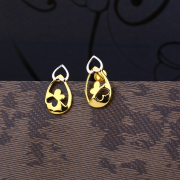 Ladies 22K Gold Fancy Designer Earring -LPE54