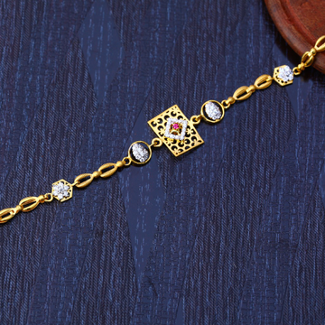 916 Gold Designer Hallmark Bracelet LB224