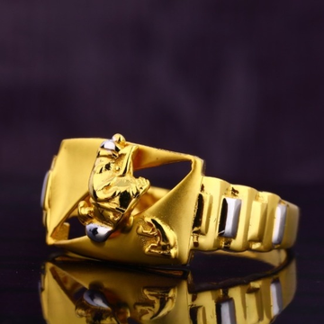 22 carat gold classic gents rings RH-GR920