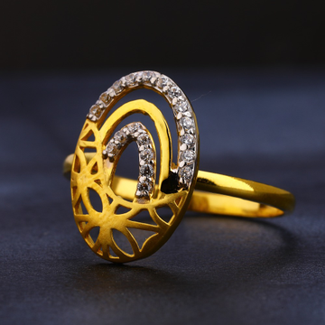 22KT Gold CZ Gorgeous  Ladies  Ring LR408