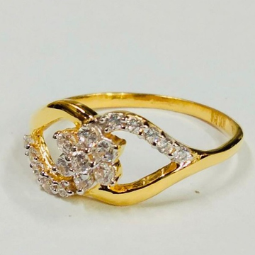 Gold cocktail women ring by 