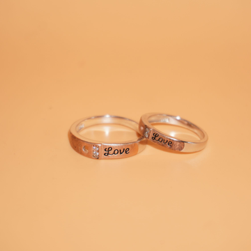 925 Silver Delicate Couple Ring