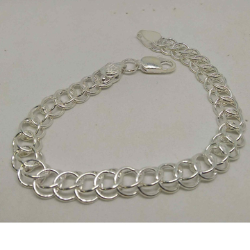 Silver daily wear / casual gents bracelet by 