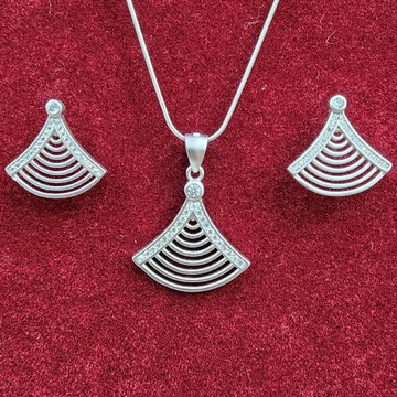 925 Sterling Silver Chain Pendant Set by 