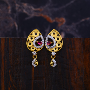Ladies 916 Gold Earrings-LFE125