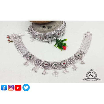 silver classical ladies anklets payal RH-AP703