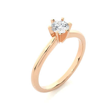 Unique Solitaire Ring RG by 