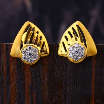 22 carat gold classical ladies earrings RH-LE911