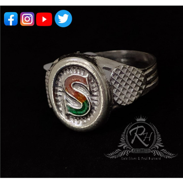 silver gents rings RH-GR278