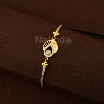 750 Gold CZ Hallmark Ladies Stylish Kada Bracelet...