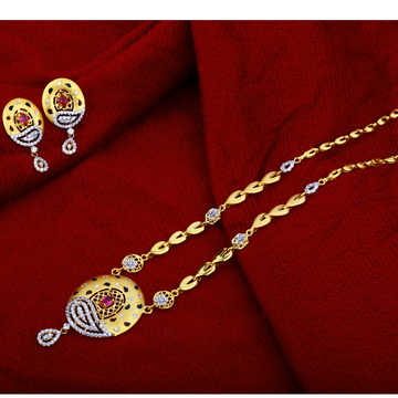 916 Gold  Fancy Chain Necklace   CN06
