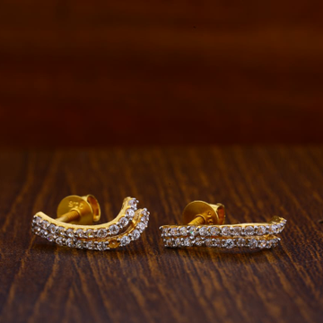916 Gold CZ Hallmark Gorgeous Ladies Tops Earrings...