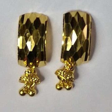 916 Gold Fancy Jtops Earrings Akm-er-119 by 